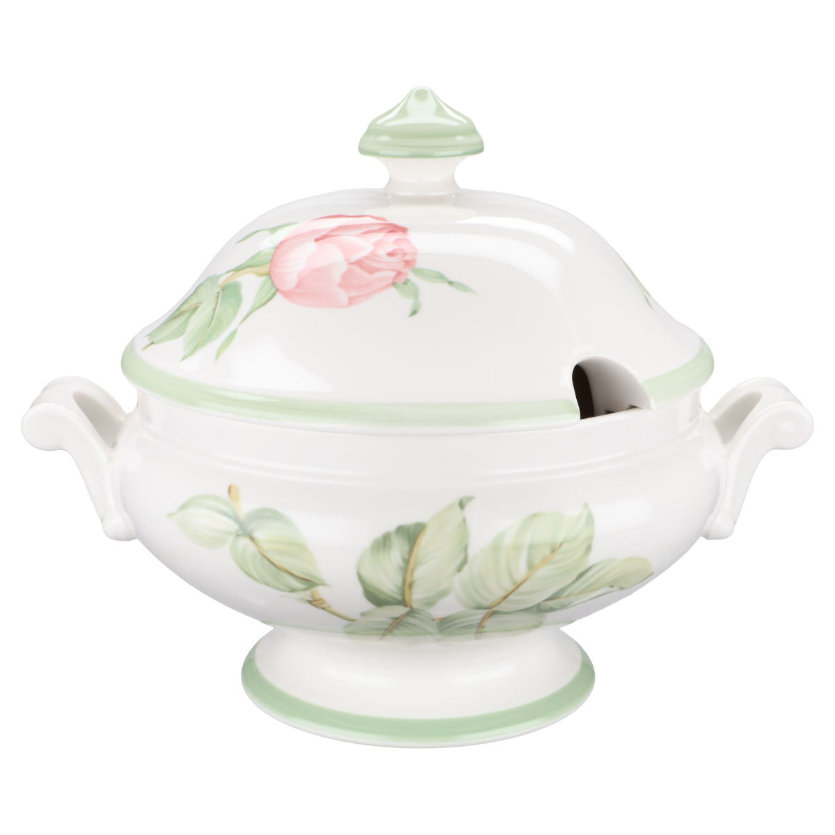 Ragout / Terrine mit Öffnung im Deckel