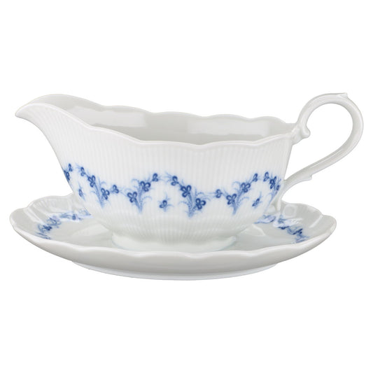 Sauciere mit Teller einteilig