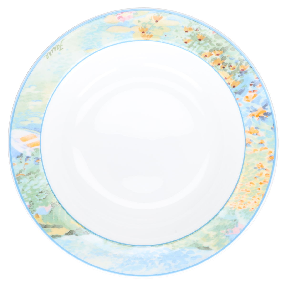 Salatteller mit Fahne