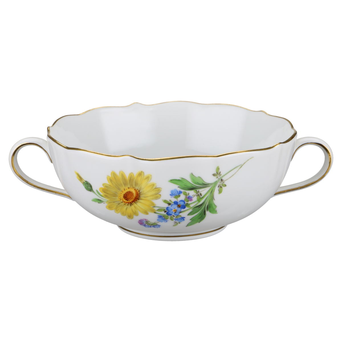 Suppentasse mit Untertasse Margarite gelb