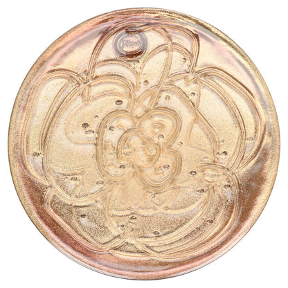 Jahresteller in Glas Otto Piene 1974 Gold hinterlegt mit Zertifikat OVP