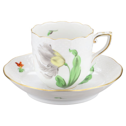 Mokkatasse mit Untere Motiv schwarz 709 / KY