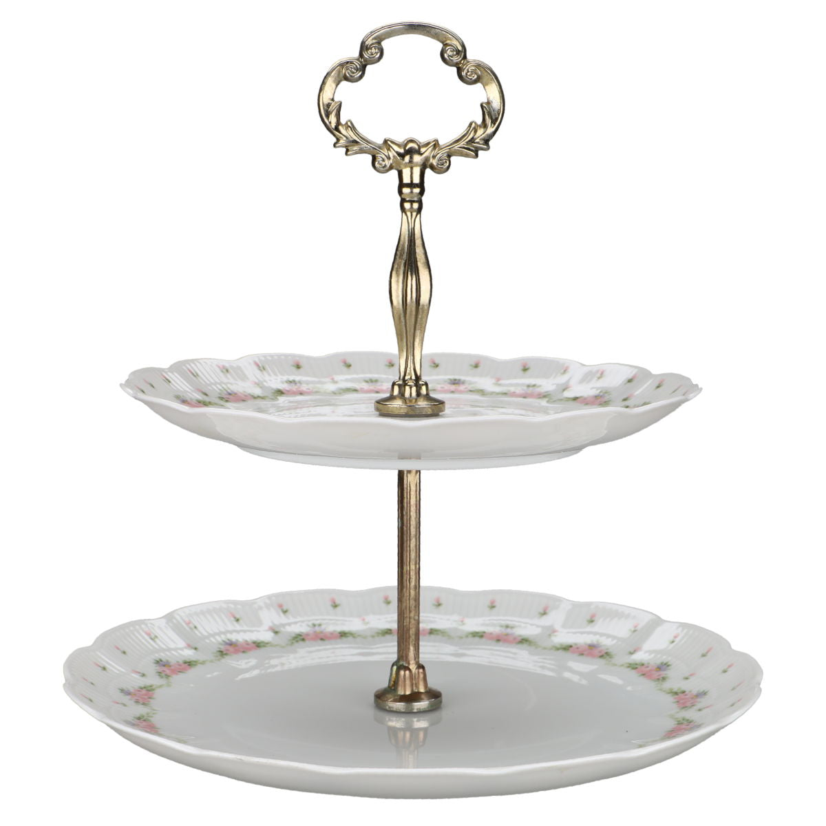 Etagere 2 tlg. mit 3 Tellern