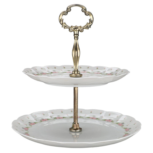Etagere 2 tlg. mit 3 Tellern