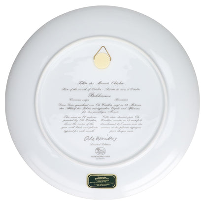 Wandteller mittelgroß Oktober