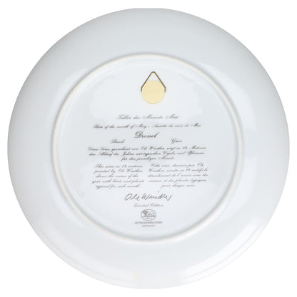 Wandteller mittelgroß Mai