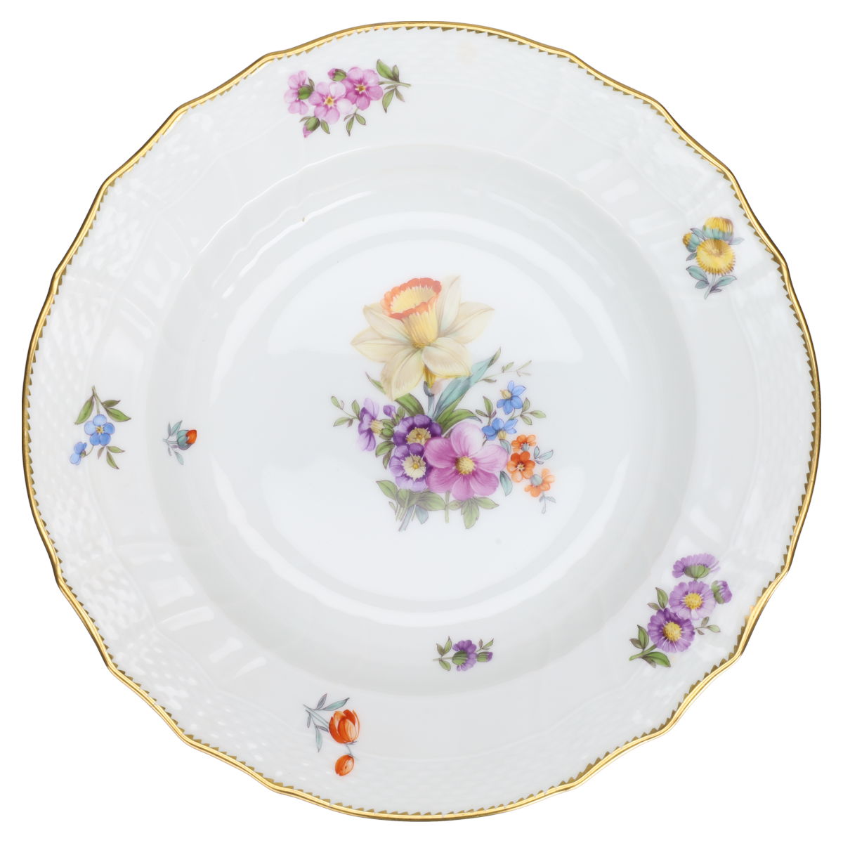 Servierschale mit Fahne