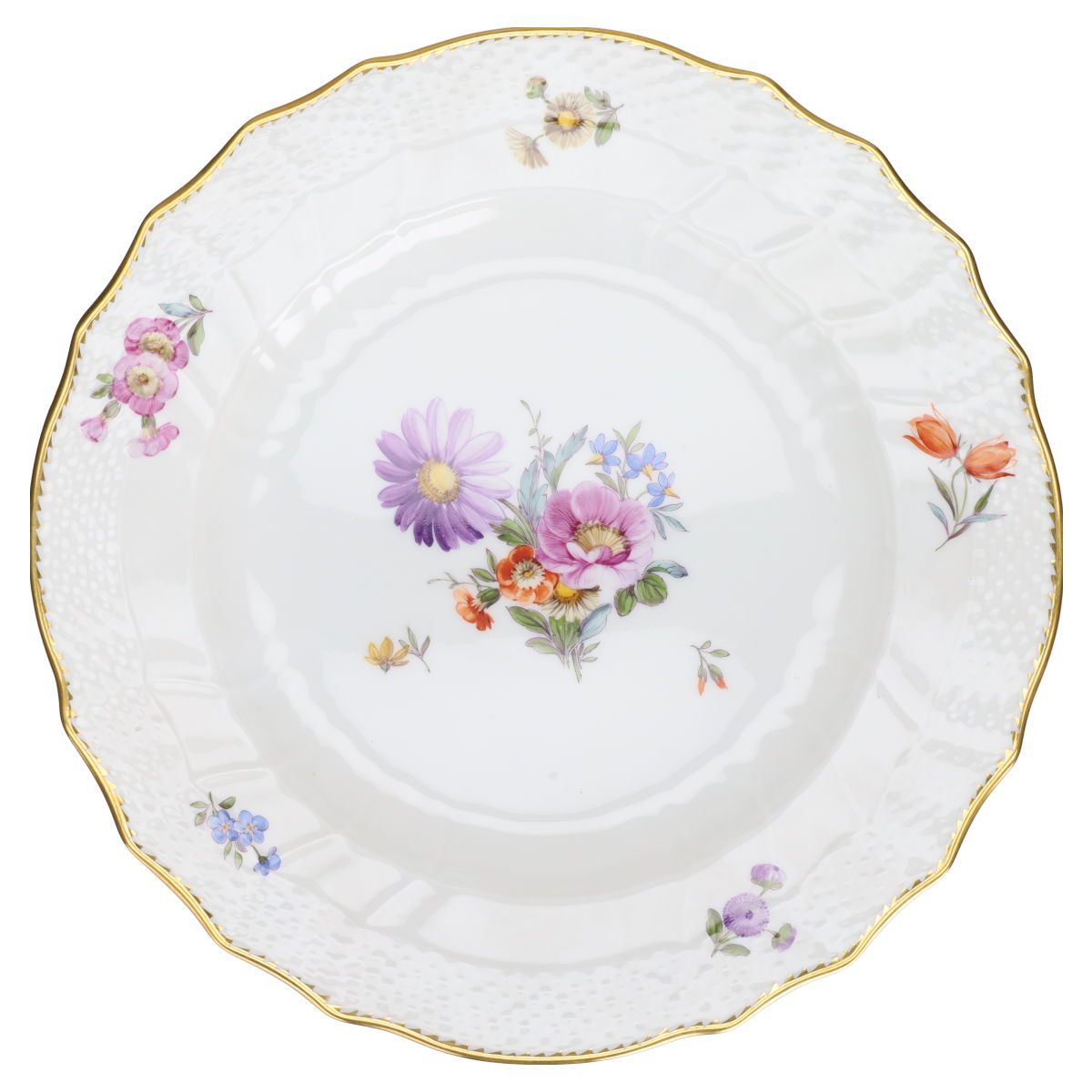 Speiseteller groß 1621 Lila Margerite