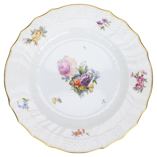 Speiseteller groß 1621 Blüte Lila Gelb