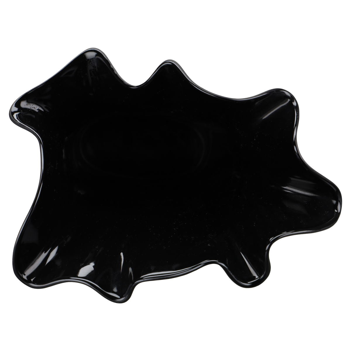 Vase Vase asymmetrisch schwarz mittelgroß