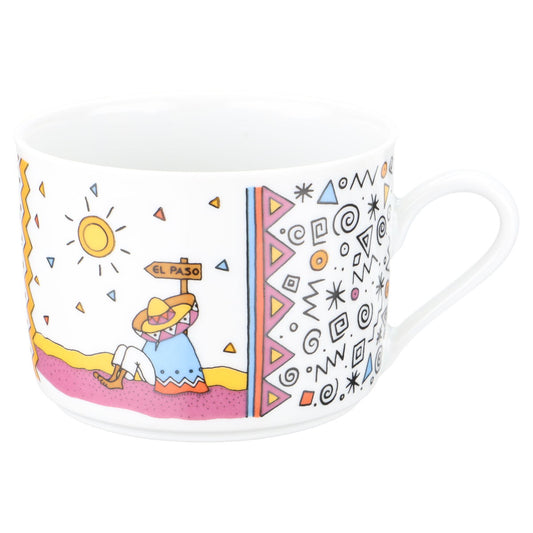 Kaffeetasse gerade Form