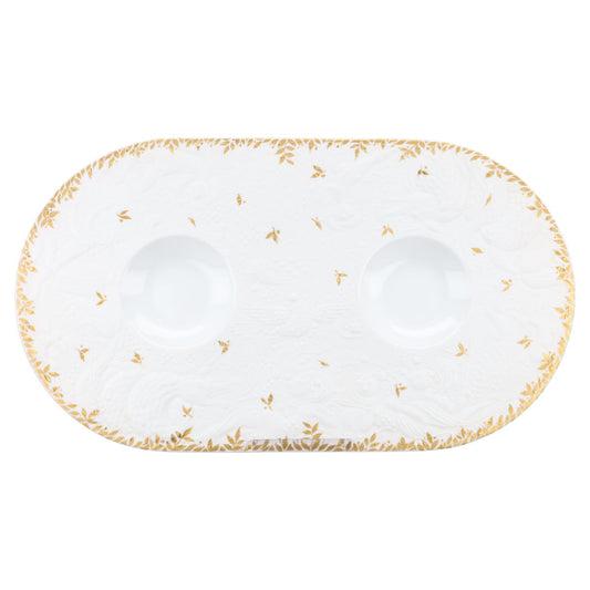 Tablett für Zucker und Milch