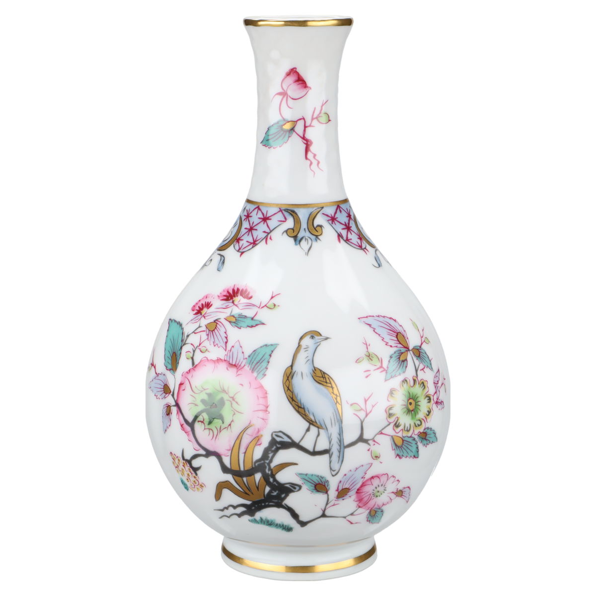 Vase bauchig China Dekor