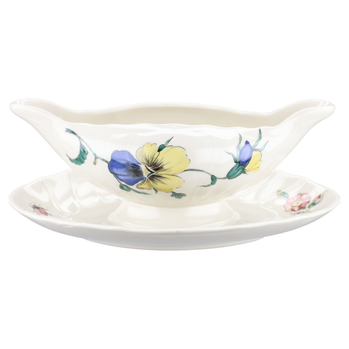 Sauciere mit Teller einteilig II. Wahl