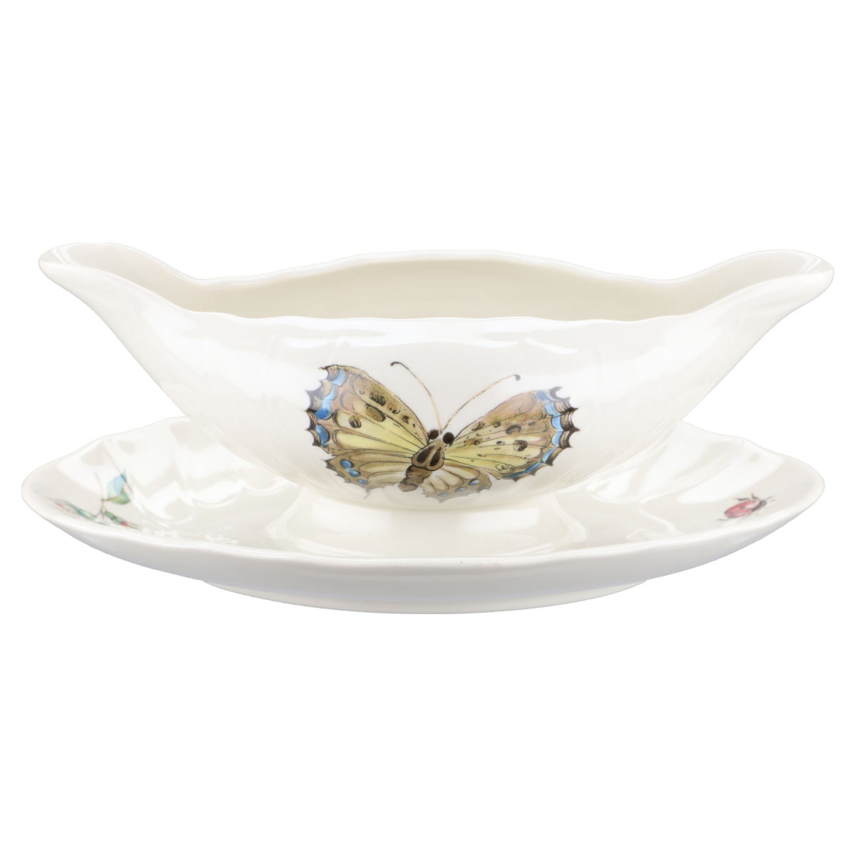 Sauciere mit Teller einteilig II. Wahl