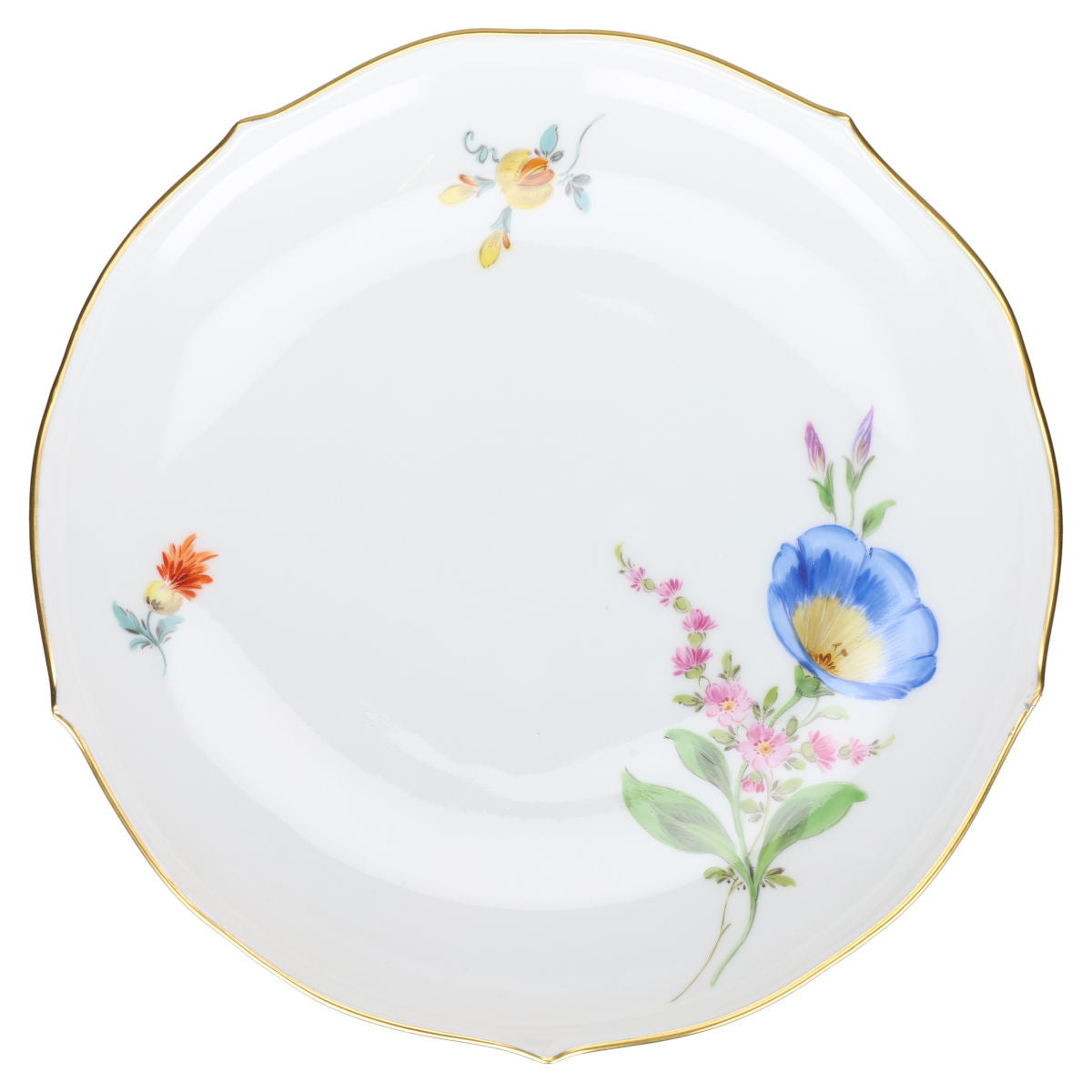 Suppentasse mit Untertasse Bandwinde blau