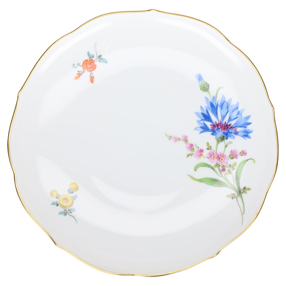 Suppentasse mit Untertasse Aster blau