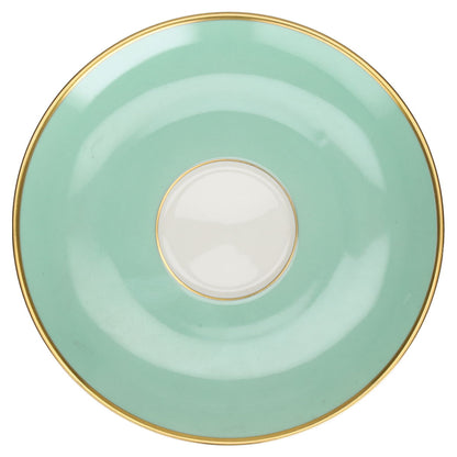 Mokkatasse mit Untere türkis