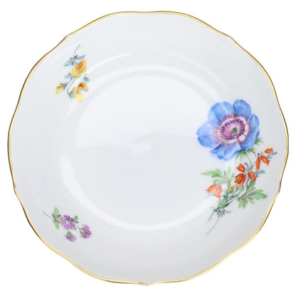 Untertasse für Mokka Mohnblume blau