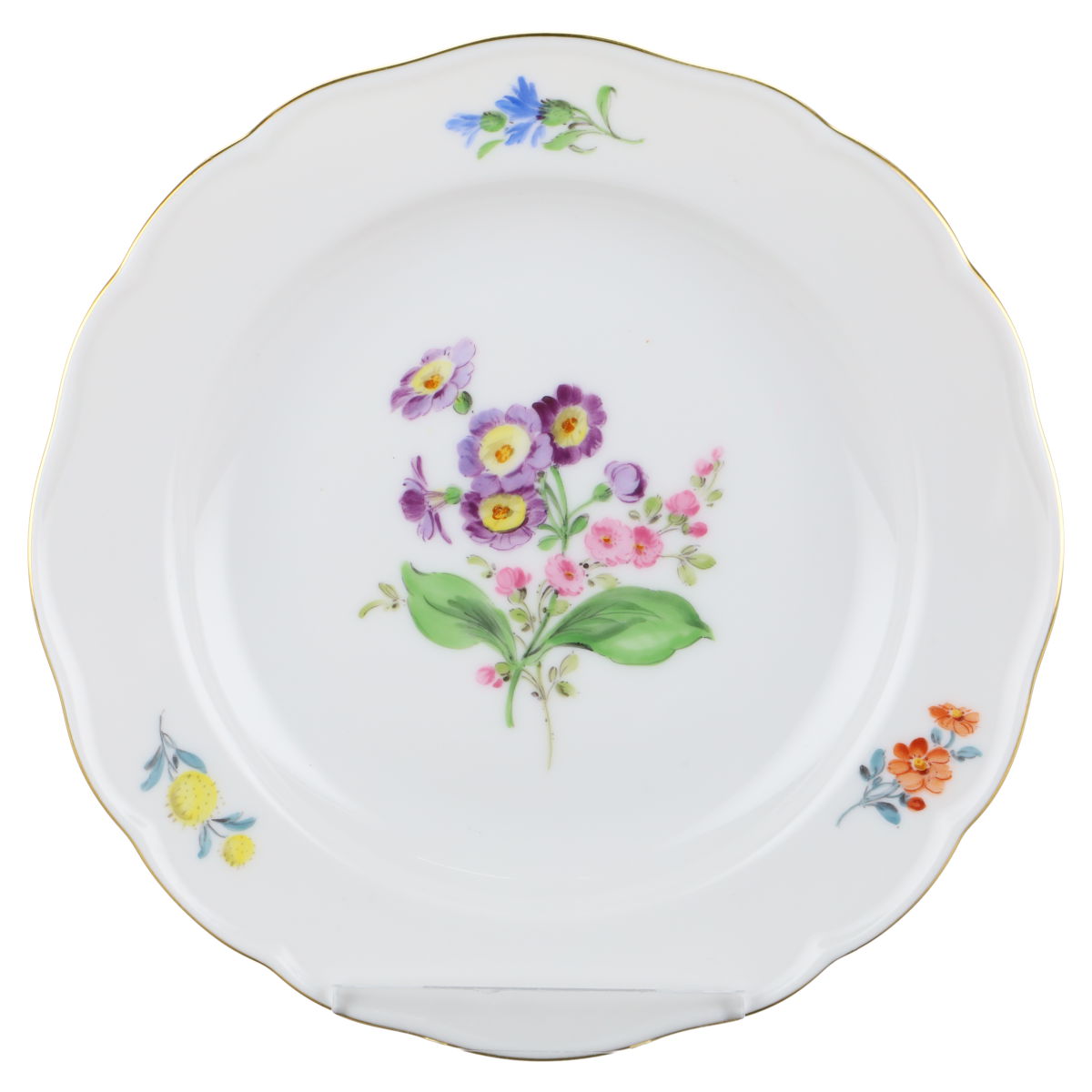 Brotteller Blüte Lila und Rosa