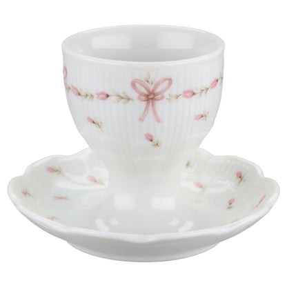 Eierbecher auf Fuß mit Schalenablage