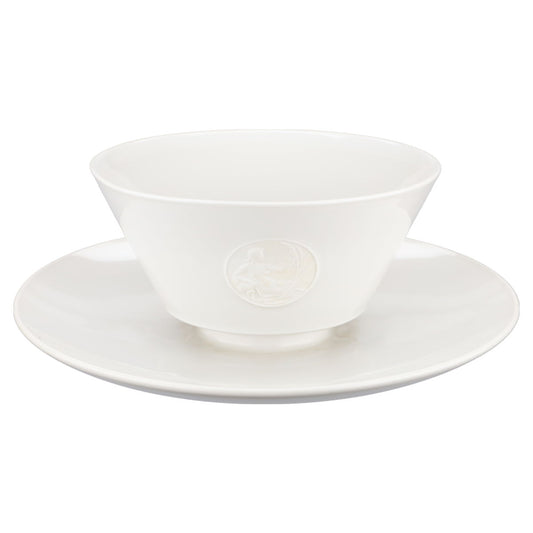 Sauciere mit Teller einteilig Quellnymphe