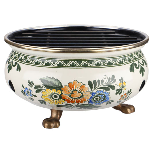 Stövchen aus Metall dreiteilig