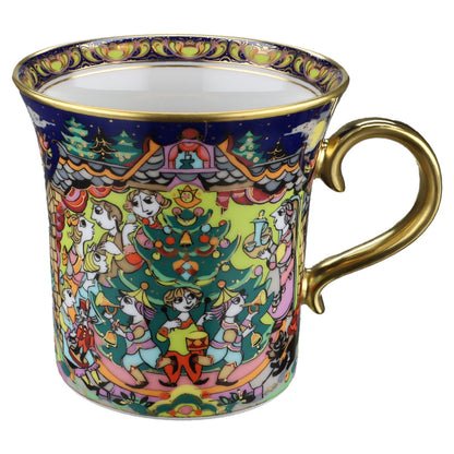 Kaffeetasse mit Untere O Tannenbaum in OVP