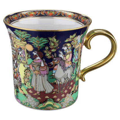Kaffeetasse mit Untere Wer klopfet an 2001 in OVP