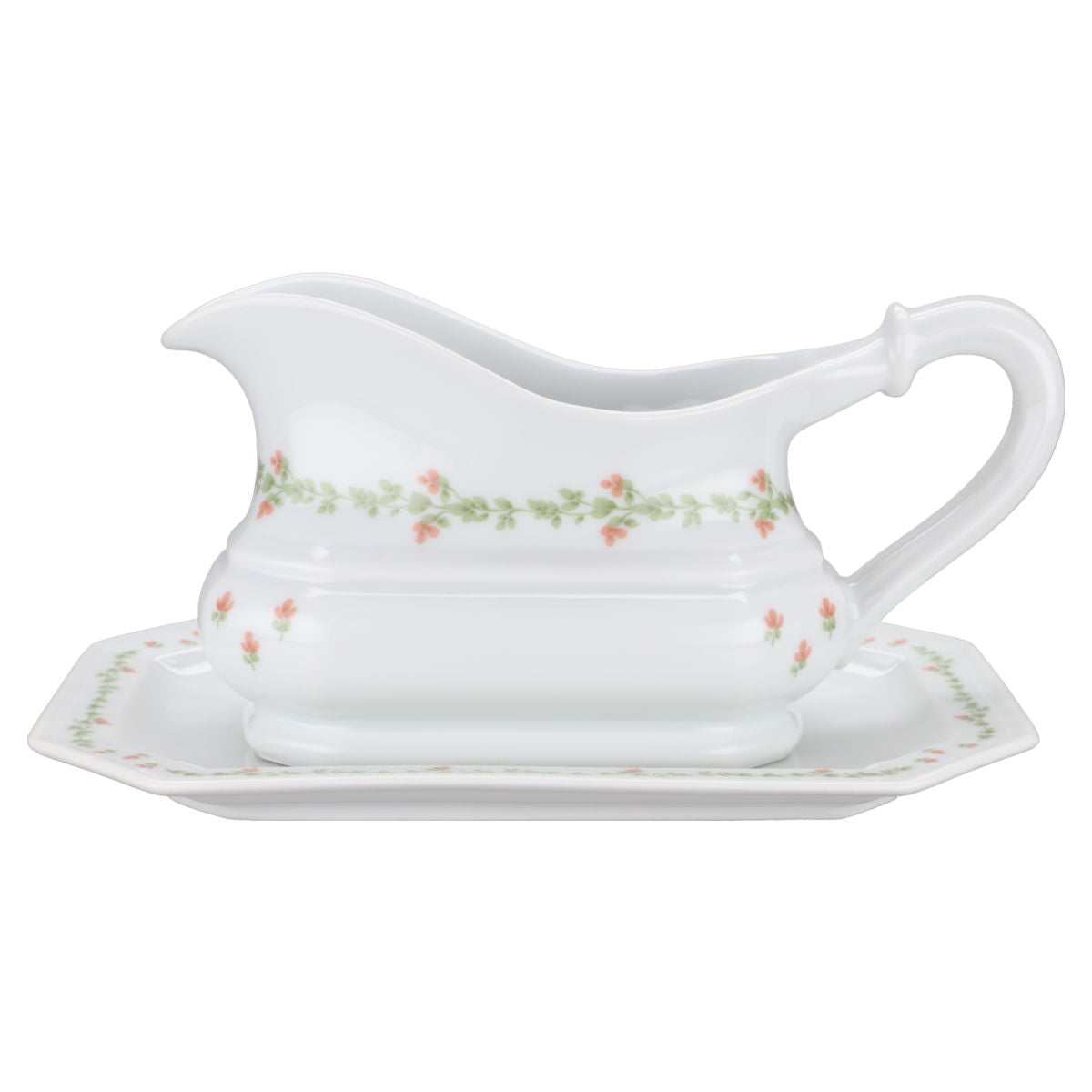 Sauciere mit Teller 2-tlg