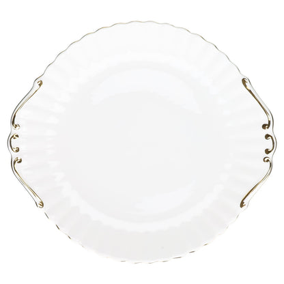 Kuchenplatte mit Griffen klein Gebäckteller