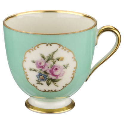 Mokkatasse mit Untere türkis