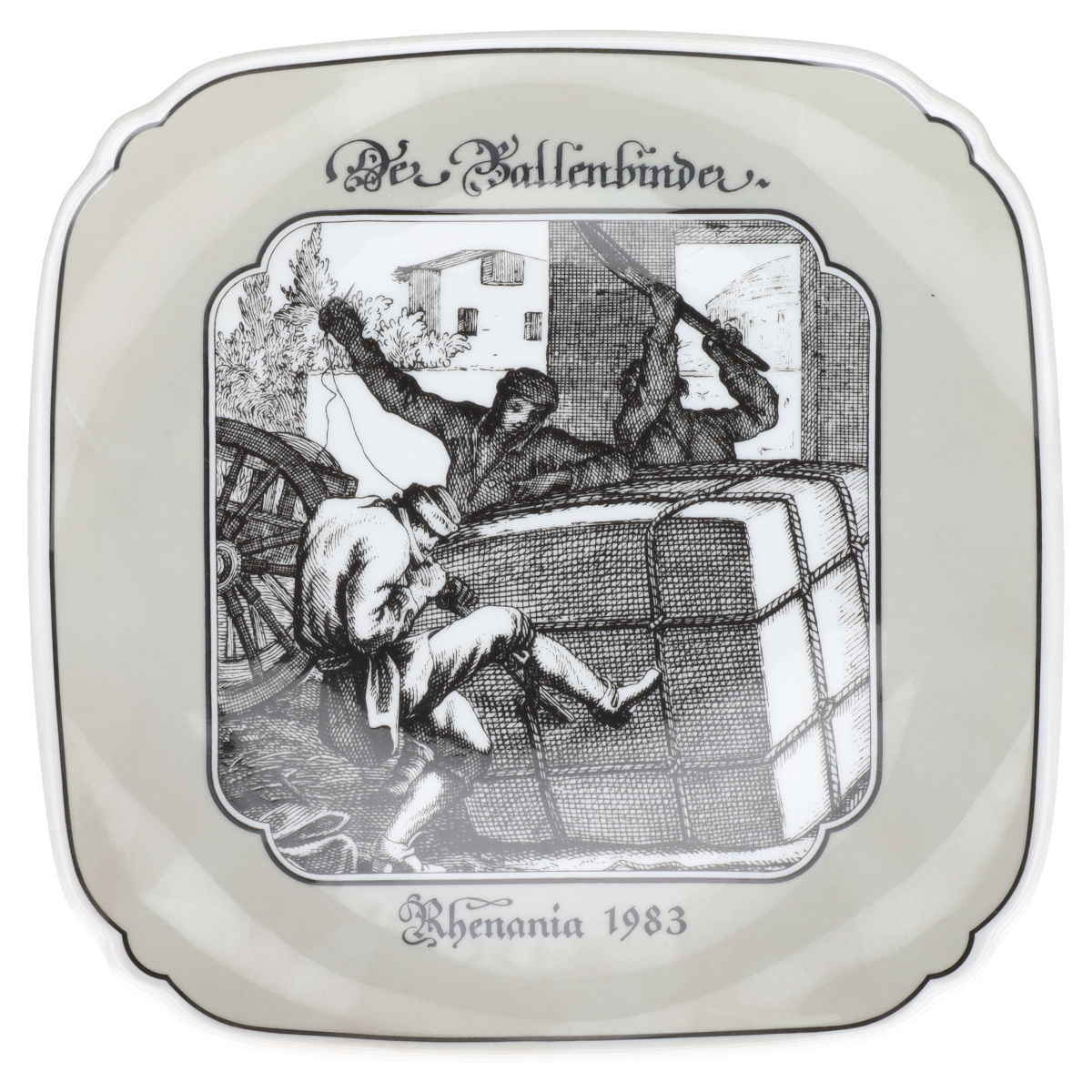 Wandteller Der Ballenbinder 1983