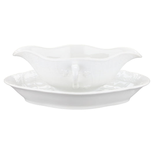 Sauciere mit Teller einteilig klein