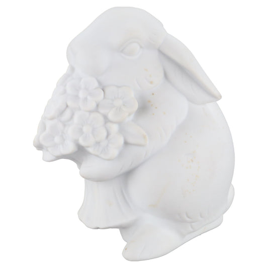 Kaninchen sitzend unlasiert