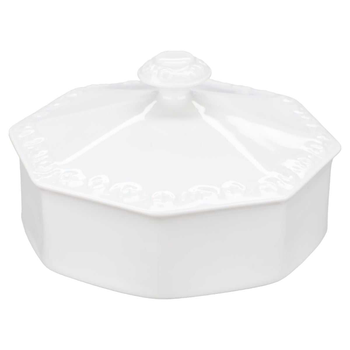 Butterdose achteckig klein