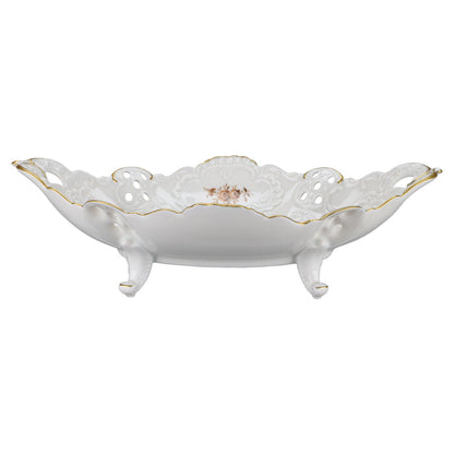 Durchbruchschale oval auf Füssen