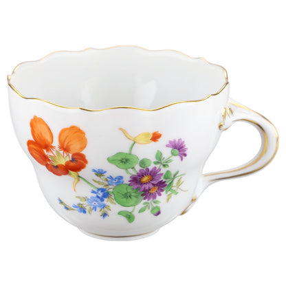 Kaffeetasse mit Untere Blume Orange