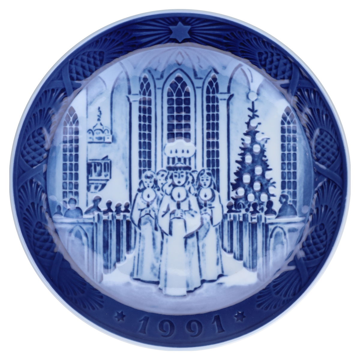 Weihnachtsteller 1991 The Festival of Santa Lucia