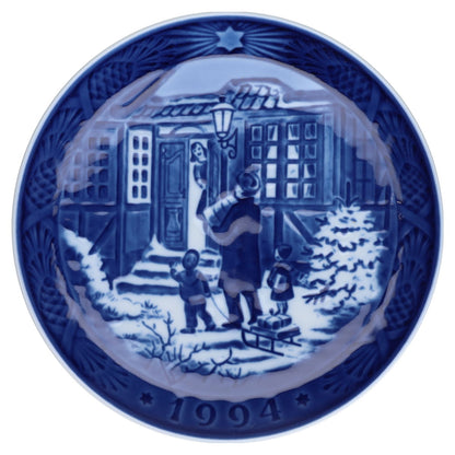 Weihnachtsteller 1994 Christmas Shopping