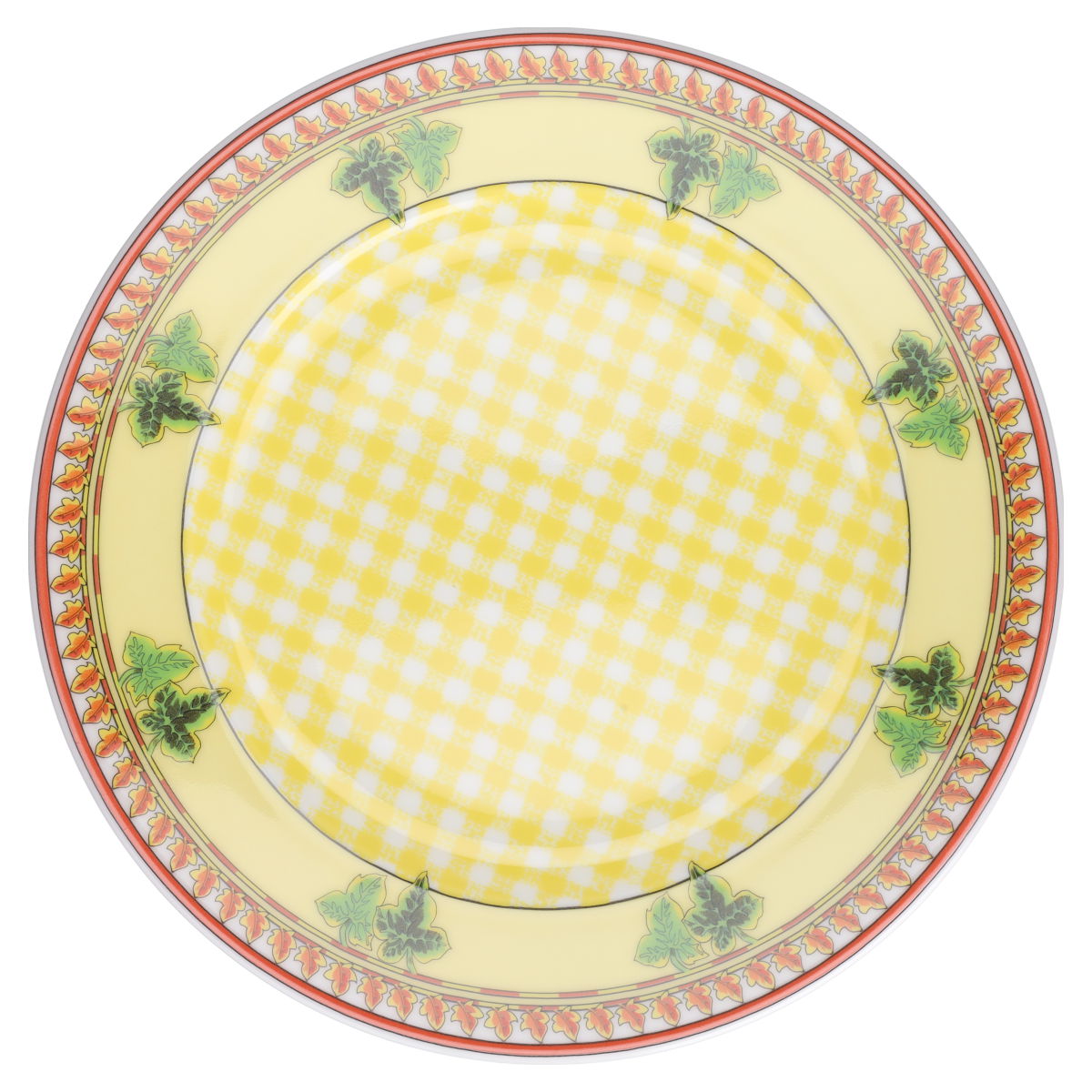 Kuchenteller gelb