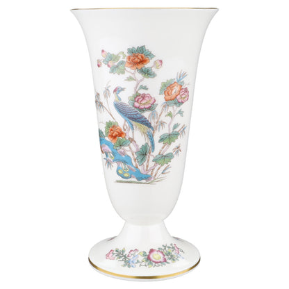 Trichtervase auf Fuss H 17,5 cm