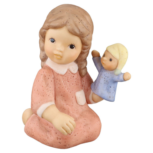Mädchen mit Handpuppe