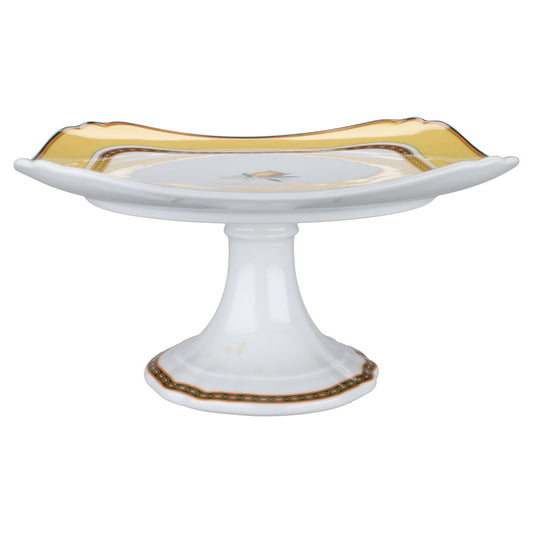 Servierschale flach auf Fuß