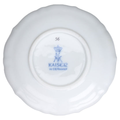 6 x Teebeutelablage verschiedene Blumenmotive