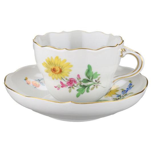 Kaffeetasse mit Untere Margerite gelb