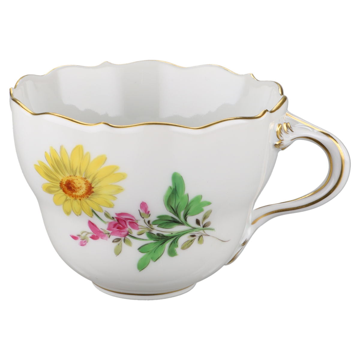 Kaffeetasse mit Untere Margerite gelb