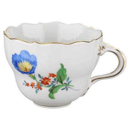 Kaffeetasse mit Untere Prunkwinde blau