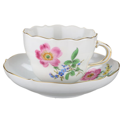 Kaffeetasse mit Untere Wildrose rosa