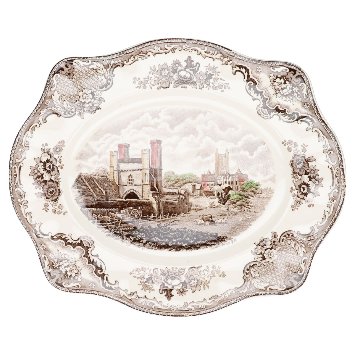 Fleischplatte L 34 cm Canterbury Castle